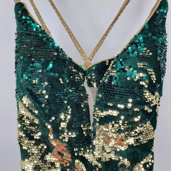 NWT Ellie Wilde by Mon Cheri Sequin Party Formal Holiday Homecoming Dress 8 Mini - Picture 10 of 14